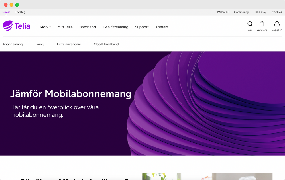 Telia mobilabonnemang
