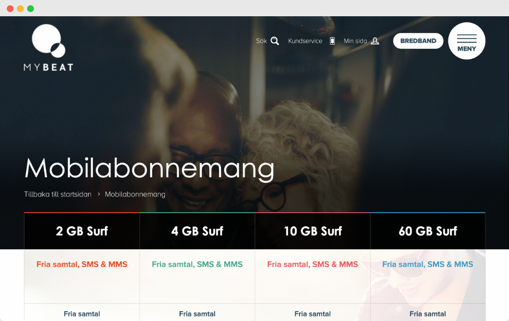 My Beat mobilabonnemang