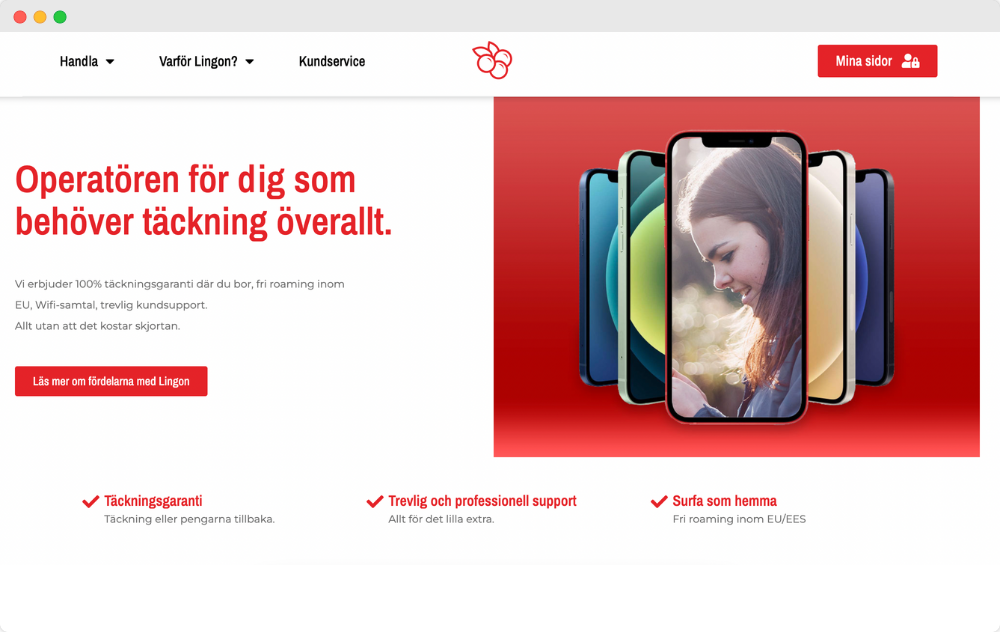 Lingon mobilabonnemang