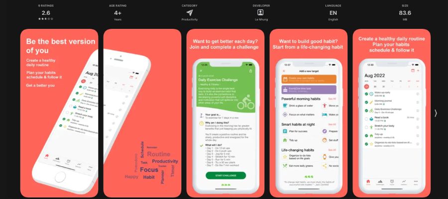 Routinery app